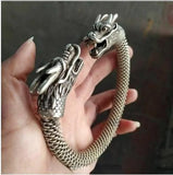 Women Chinese Tibetan Silver Bracelet Man Charm Jewellery