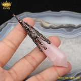 Opal Stone Charm Pendant for Necklace, DIY Jewelry