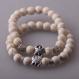 Women Dress Armband 8mm Longevity Charm Bracelet