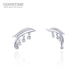 925 Sterling Silver Zircon Earrings for Women