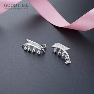 925 Sterling Silver Zircon Earrings for Women