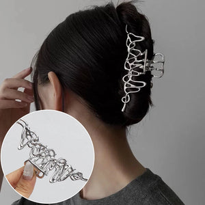 Pearl Cross Hair Claw Clips for Girls