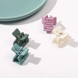 Women Hair Claws Crab Clamps Solid Small Size Hair Clips
