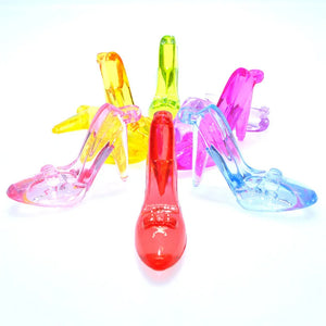High Heel Shoes Acrylic Necklace Pendants 130pcs