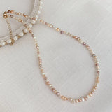 Freshwater Pearl Necklace Baroque Choker Wedding Collier
