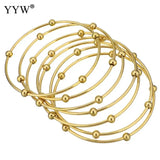 Stainless Steel Beaded Bracelet For Women