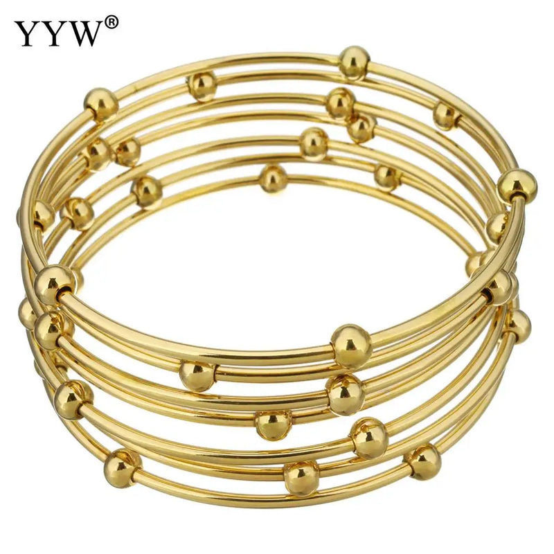Stainless Steel Beaded Bracelet For Women