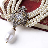 Multilayered Beads Chain Choker Necklace