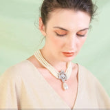 Multilayered Beads Chain Choker Necklace