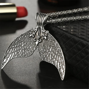 Mermaid Tail Necklace Retro Clavicle Chain Jewelry