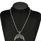 Mermaid Tail Necklace Retro Clavicle Chain Jewelry