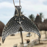 Mermaid Tail Necklace Retro Clavicle Chain Jewelry