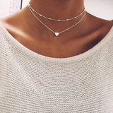 Women Star Pendant Choker Necklace Party Dress Jewelry