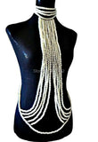 Women Layers Pearls Beads Necklace Chains Jewelry WRPE45