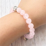 RoseQuartz Love Companion Bracelet Yoga Buddha MY0958
