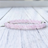 RoseQuartz Love Companion Bracelet Yoga Buddha MY0958