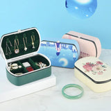 Rectangular Clear Texture Jewelry Box for Women