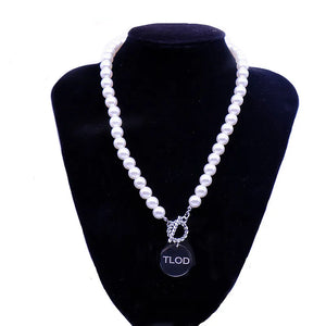 Custom Stainless Steel Tlod Pearl Necklaces