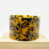 Polynesian Hawaiian Samoan Girls Bracelet Cuff Wide Acrylic Bangle