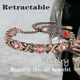Women Magnetic Lymph Detox Bracelet Weight Loss Pain Relief