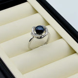 Freshwater Pearl Flower Shape Adjustable Silver Ring for Women