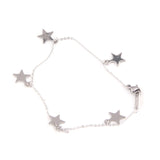 Women Silver Stainless Steel Star Butterfly Dragonfly No Fade Bracelets Bangles