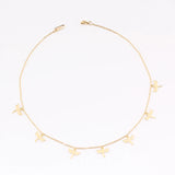 Women Stainless Steel Star Butterfly Necklace