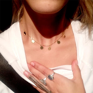Women Stainless Steel Star Butterfly Necklace