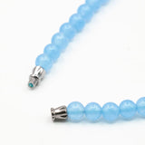 Aquamarines Stone Crystal Bead Necklace 18inch