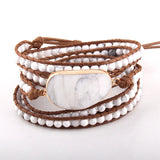 5 Strands Wrap Bracelets Mixed Stone Crystal Bohemian Bracelet