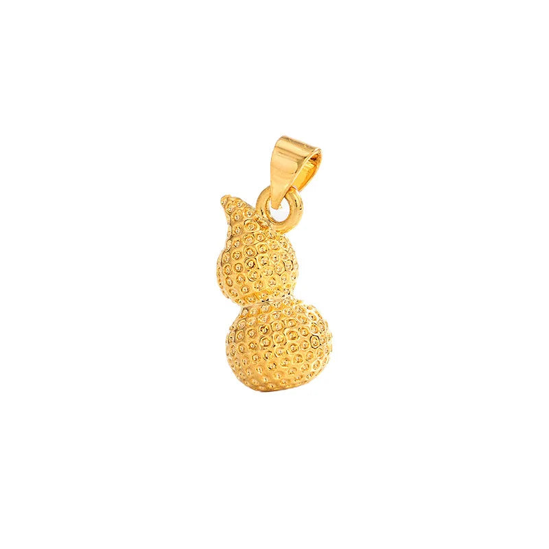 14K Yellow Gold Geometric Pendant for Necklace - Women's Jewelry