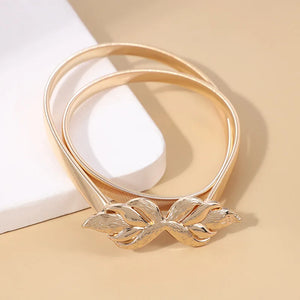 Elastic Bowknot Waist Belt for Women