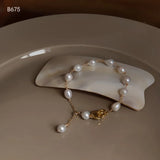 Baroque Pearl Hand Bracelet Natural Jewelry Girl Birthday Gift