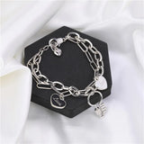 Women's Double Layer Chains Bracelet Halloween Gift