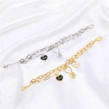Women's Double Layer Chains Bracelet Halloween Gift