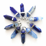 Quartz Crystal Hexagonal Pendant Necklace