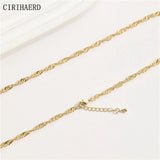 14K Plated Brass Metal Chain for DIY Jewelry Making