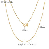 14K Plated Brass Metal Chain for DIY Jewelry Making