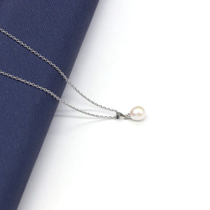 Pearl Pendant Necklace Stainless Steel Chokers