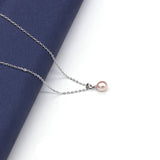 Pearl Pendant Necklace Stainless Steel Chokers