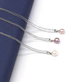 Pearl Pendant Necklace Stainless Steel Chokers