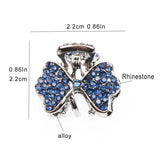 Women's Rhinestone Hairpin Crab Clip Headwear