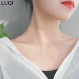 Women's S925 Silver Maple Leaf Pendant Necklace