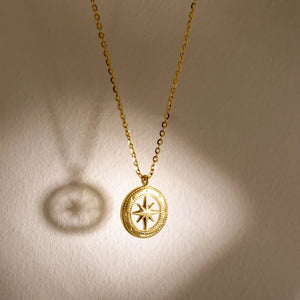 Women's S925 Platinum Star Pendant Necklace XL34