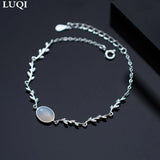 Silver Moonstone Branch Bracelets Gift