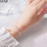Silver Moonstone Branch Bracelets Gift