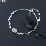 Silver Moonstone Branch Bracelets Gift