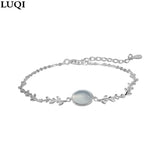 Silver Moonstone Branch Bracelets Gift
