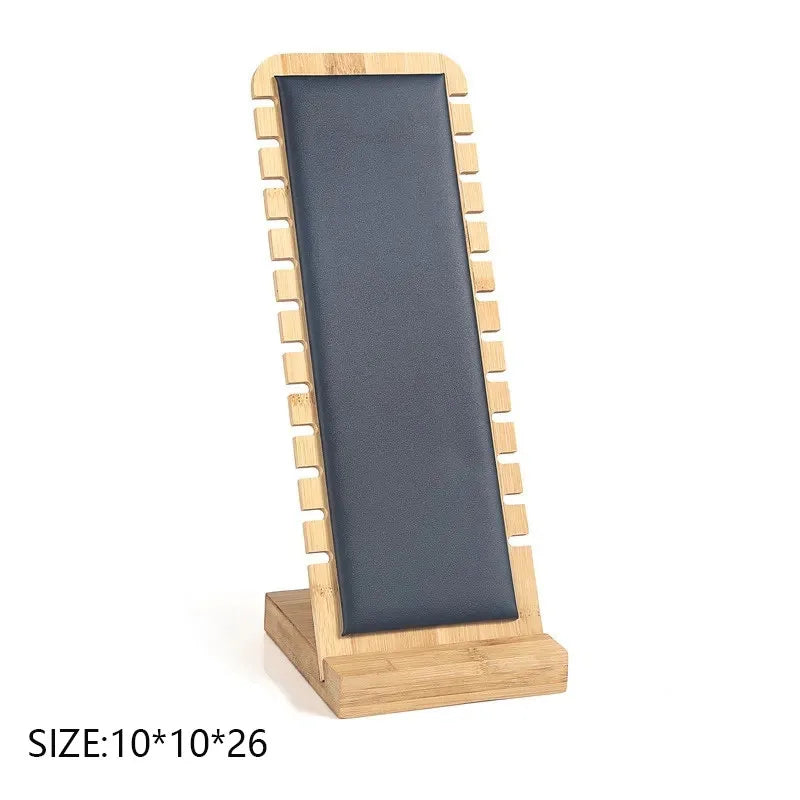 Wood Jewelry Display Stand for Home Shop Decoration