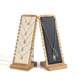 Wood Jewelry Display Stand for Home Shop Decoration